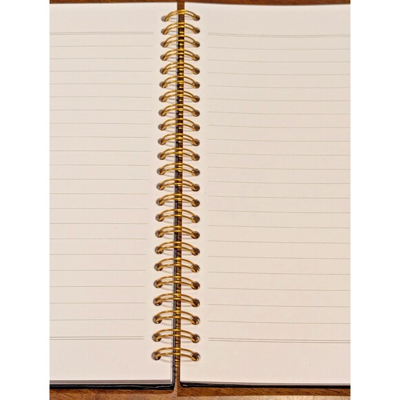 Hardcover Moth & Moon Gothic Notebook – 5.5x8.3 – Spiral Journal– 164 Pages - Picture 3 of 4